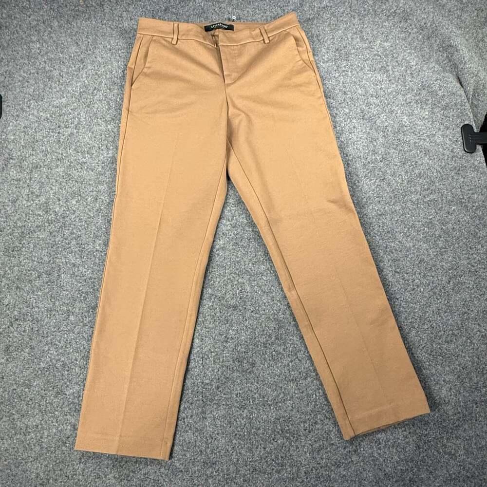 Liverpool Los Angeles Trouser Pants Size 6/28 Brown Stretch
